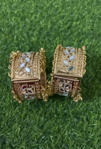 Korean Gold Mirror Bangles for Girls & Women